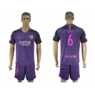 Barcelona #6 Xavi Away Soccer Club Jerseys.