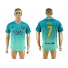 Barcelona #7 Arda Sec Away Soccer Club Jerseyss
