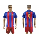 Barcelona #9 Suarez Home Soccer Club Jerseyss