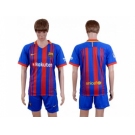 Barcelona Blank Home Soccer Club Jerseys