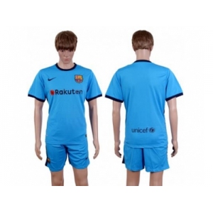 Barcelona Blank Sec Away Soccer Club Jersey