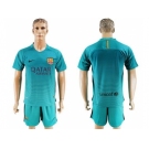 Barcelona Blank Sec Away Soccer Club Jerseys