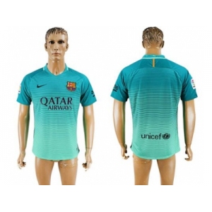 Barcelona Blank Sec Away Soccer Club Jerseyss