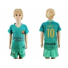 Barcelona #10 Messi Sec Away Kid Soccer Club Jersey