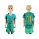 Barcelona #11 Neymar Jr Sec Away Kid Soccer Club Jersey