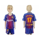 Barcelona #17 Paco Alcacer Home Kid Soccer Club