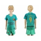 Barcelona #9 Suarez Sec Away Kid Soccer Club Jersey