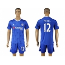 Chelsea #12 Mikel Home Soccer Club Jersey