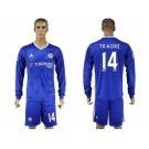 Chelsea #14 Traore Home Long Sleeves Soccer Club Jersey