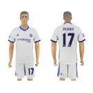 Chelsea #17 Pedro White Soccer Club Jersey