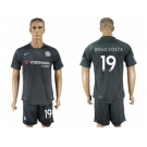 Chelsea #19 Diego Costa Black Soccer Club Jerse