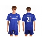 Chelsea #21 Matic Home Soccer Club Jerse