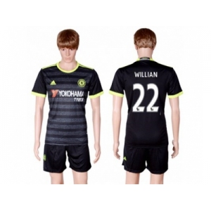 Chelsea #22 Willian Away Soccer Club Jerseys