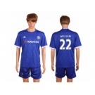 Chelsea #22 Willian Home Soccer Club Jerse