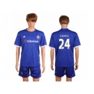 Chelsea #24 Cahill Home Soccer Club Jerse