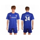 Chelsea #24 Cahill Home Soccer Club Jersey