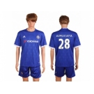 Chelsea #28 Azpilicueta Home Soccer Club Jerseys.