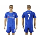 Chelsea #7 Kante Home Soccer Club Jersey