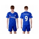 Chelsea #9 Falcao Home Soccer Club Jerse