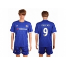 Chelsea #9 Falcao Home Soccer Club Jersey