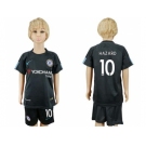 Chelsea #10 Hazard Sec Away Kid Soccer Club Jersey