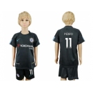 Chelsea #11 Pedro Sec Away Kid Soccer Club Jersey