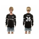 Chelsea #26 Terry SEC Away Long Sleeves Kid Soccer Club Jersey