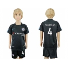 Chelsea #4 Fabregas Sec Away Kid Soccer Club Jersey