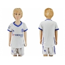 Chelsea Blank White Kid Soccer Club Jersey