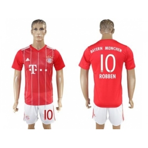 Bayern Munchen #10 Robben Home Soccer Club Jerseys