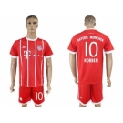 Bayern Munchen #10 Robben Home Soccer Club