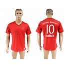 Bayern Munchen #10 Robben Marine Environmental Protection Home Soccer Club Jersey