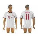 Bayern Munchen #11 Costa White Soccer Club Jersey