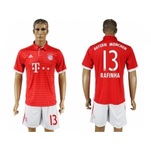 Bayern Munchen #13 Rafinha Home Soccer Club Jersey