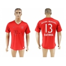 Bayern Munchen #13 Rafinha Marine Environmental Protection Home Soccer Club Jersey