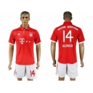 Bayern Munchen #14 Alonso Home Soccer Club Jersey