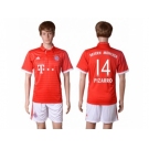 Bayern Munchen #14 Pizarro Home Soccer Club Jerseys