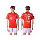 Bayern Munchen #17 Boateng Home Soccer Club Jerseys