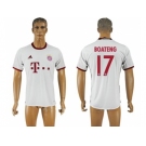 Bayern Munchen #17 Boateng White Soccer Club Jersey