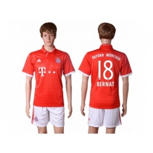 Bayern Munchen #18 Bernat Home Soccer Club Jerseys