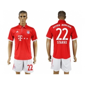 Bayern Munchen #22 Starke Home Soccer Club Jersey.