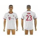 Bayern Munchen #23 Vidal White Soccer Club Jersey