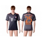 Bayern Munchen #25 Muller Away Soccer Club Jersey