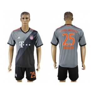 Bayern Munchen #25 Muller Away Soccer Club Jerseys