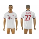 Bayern Munchen #27 Alaba White Soccer Club Jersey