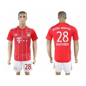 Bayern Munchen #28 Badstuber Home Soccer Club Jerse