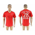 Bayern Munchen #28 Badstuber Marine Environmental Protection Home Soccer Club Jersey