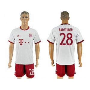 Bayern Munchen #28 Badstuber Sec Away Soccer Club Jersey