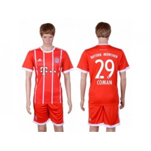 Bayern Munchen #29 Coman Home Soccer Club Jersey