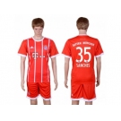 Bayern Munchen #35 Sanches Home Soccer Club Jersey